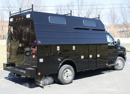 a plumbing truck for an example of what a Commercial vehicle is